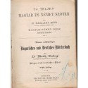 Új teljes magyar és német szótár (1914)