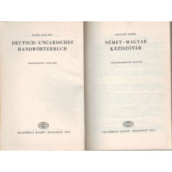 Német-magyar szótár (1978)