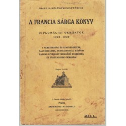 A francia sárga könyv (Diplomáciai okmányok 1938-1939)