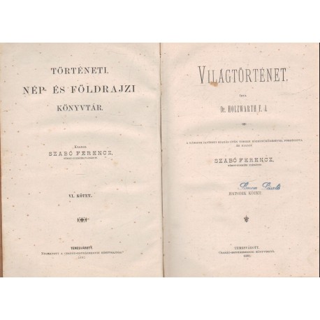 Világtörténet - VI. kötet (1890)