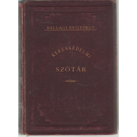 Kereskedelmi szótár (1887)