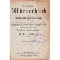 Ballagi német-magyar szótár (1873)