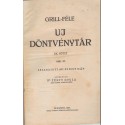 Új Döntvénytár 1926-27. XX. kötet