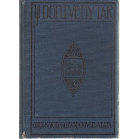 Új Döntvénytár 1925-26. XIX. kötet