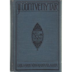Új Döntvénytár 1924-25. XVIII. kötet