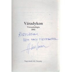 Váradykon Versantológia (dedikált)