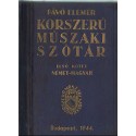 Korszerű műszaki szótár I. kötet