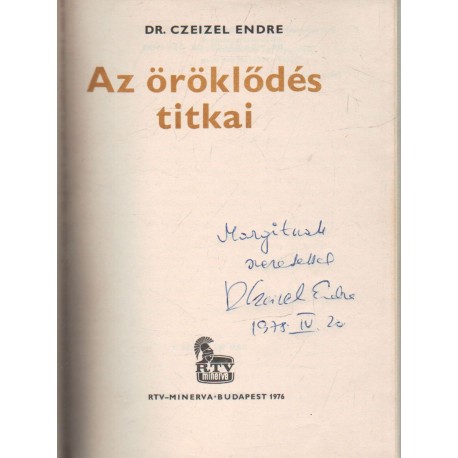 Az öröklődés titka (dedikált)