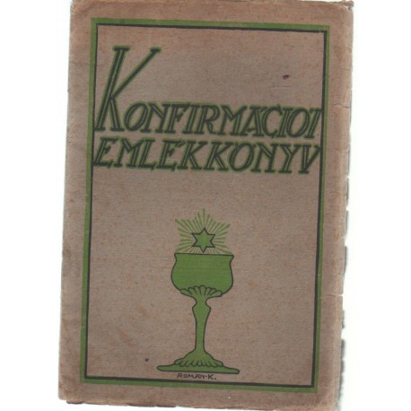 Konfirmációi emlékkönyv