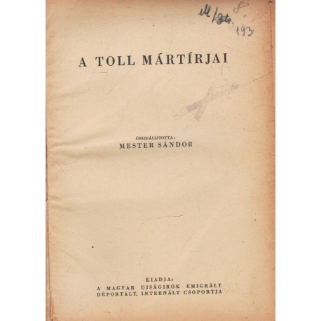 A toll mártírjai