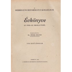 A Debreceni Református Kollégium Gimnáziumának évkönyve 1946-47