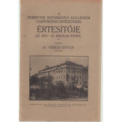 A Debreceni Fazekas Mihály Gimnázium Értesítője 1939-40