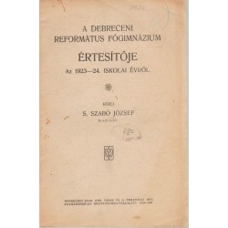 A Debreceni Református Leányközképiskola Internátus Értesítője 1925-26