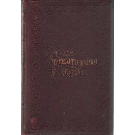 Természettudományi közlöny 1862 3/I-II. rész