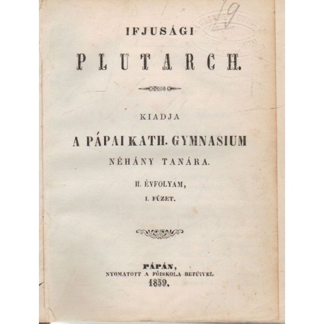 Ifjusági plutarch (I-II. egyben)