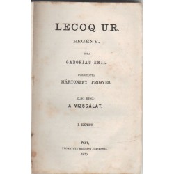 Lecoq ur (I-II. rész egyben)