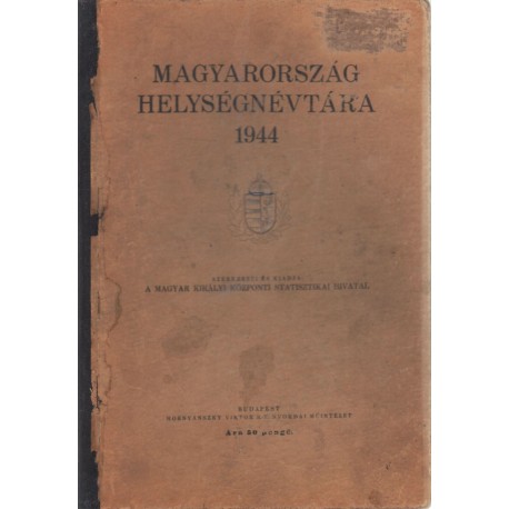 Magyarország helyiségnévtára 1944