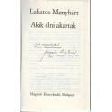 Akik élni akartak (dedikált)