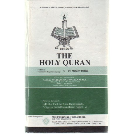 Mihályffy Balázs: The Holy Quran (Korán)