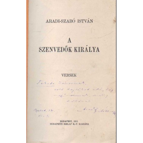 A szenvedők királya (dedikált)