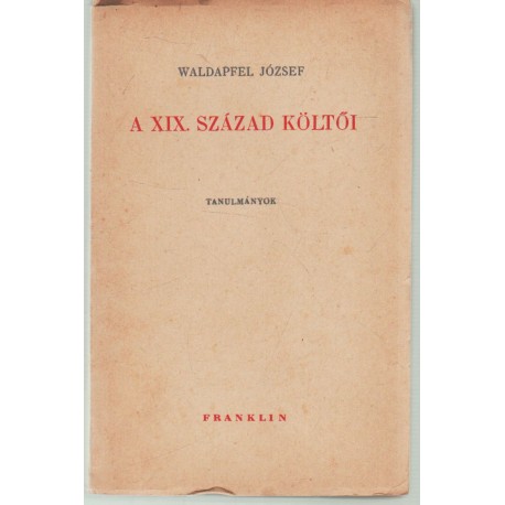 A XIX. század költői