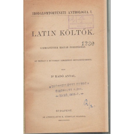 Latin költők