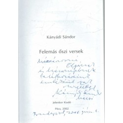 Felemás őszi versek (dedikált)