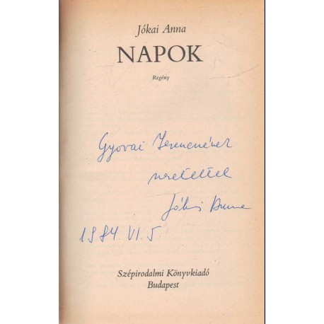 Napok (dedikált)