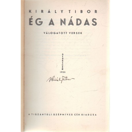 Ég a nádas (aláírt)