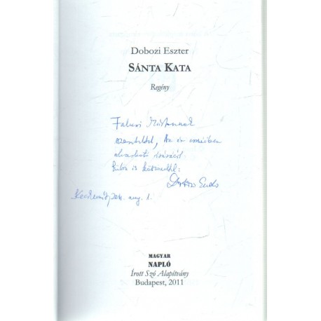 Sánta Kata (dedikált)