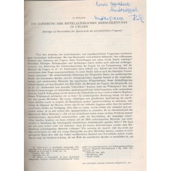 Die Datierung Der Mittelalterlichen Eisengeratfunde in ungarn (dedikált)