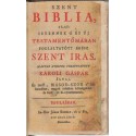 Szent Biblia - Károli Gáspár,1764 Basileá