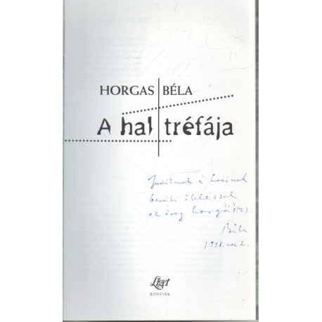 A hal tréfája (dedikált)