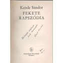 Fekete rapszódia (dedikált)