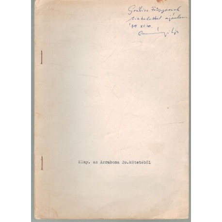 Győr megye gazdasági-társadalmi helyzetének néhány kérdése a XVII-XVIII. sz. fordulóján (dedikált)