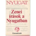 Zenei írások a Nyugatban