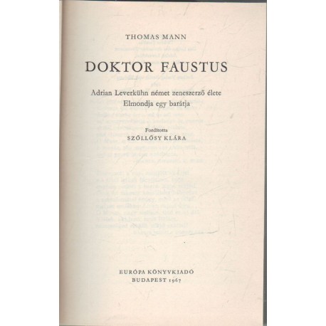 Doktor Faustus (1967)