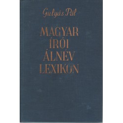 Magyar írói álnév lexikon