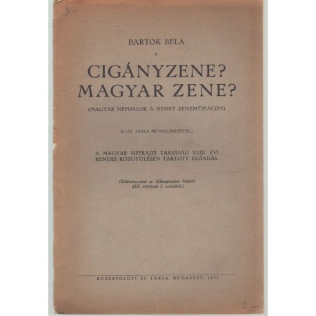 Cigányzene? Magyar zene?