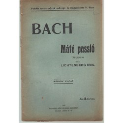 Bach- Máté passió