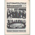 Katonapolitikai dokumentáció 1974/2