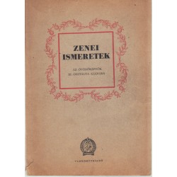 Zenei ismeretek az óvónőképzők III. osztálya számára