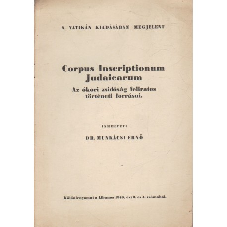 Corpus Inscriptionum Judaicarum