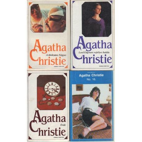 Agatha Christie krimik (4 db.)