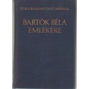 Bartók Béla emlékére