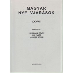 Magyar nyelvjárások XXXVIII