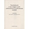 Tanulmányok a mai magyar nyelv szókészlettana és jelentéstana köréből
