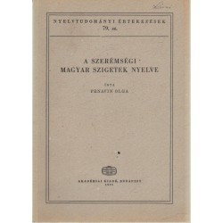 A Szerémségi magyar szigetek nyelve