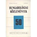 Hungarológiai közlemények 50