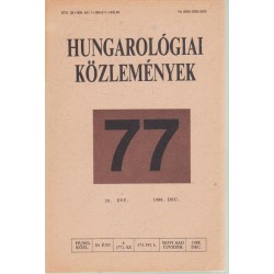 Hungarológiai közlemények 77